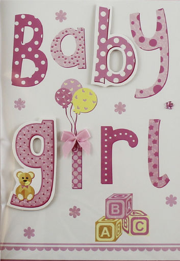 Picture of BABY GIRL CARD